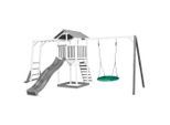 Möbelix , Grau, Grün, Weiß , Holz , Hemlocktanne , 519x242x349 cm , EN 71, CE, FSC 100% , Spielwaren, Outdoorspielzeug, Spieltürme