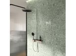 Ideal Standard Solos Duschsystem A7883AA mit Aufputz-Brausethermostat Ceratherm Navigo® mit Ablage, Kopfbrause mit LED-Leuchtring, 3-Funktions-Hand- & Kopfbraus, Chrom