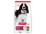 Hill's Science Plan Trockenfutter Hund, Medium Adult, mit Lamm und Reis 2x14 kg