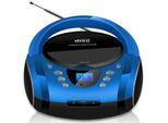 Cyberlux Tragbarer CD-Player Boombox CD/MP3 USB Kinder Radio blau
