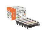 Peach S4072 5 Toner (2*bk, c/m/y) ersetzt Samsung CLT-P4072C/ELS, SU382A für z.B. Samsung CLP -320, Samsung CLP -320 N, Samsung CLP -325 (wiederaufbereitet)