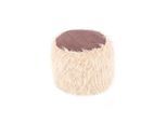 POUF Pouf in Braun und Beige