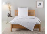 Daunenbettdecke + Kopfkissen OTTO HOME "Moulle, Bettdecke in 135x200 cm, 155x220 cm, 2-tlg.", weiß, B/L: 135cm x 200cm Anzahl Teile 1, B/L: 80cm x 80cm Anzahl Teile 1, Bezug: Baumwolle Füllung: Entendaune/-feder, normal, Bettdecken Bezug: 100% Baumwolle. Kopfkissen Bezug: 100% Baumwolle. Bettdecken Füllung: 90% Daunen, 10% Federn. Kopfkissen Füllung: 85% Federn, 15% Daunen, Bettwaren-Sets, Daunenb