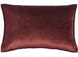 Dekokissen DONE. "Fame", rot (bordeaux, meliert), B:40cm H:1cm L:60cm, Polyester, Dekokissen_Sitzkissen_Kissenhüllen, Dekokissen, Hohe Lichtreflektion