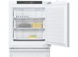 NEFF Einbaugefrierschrank "GU7213DE0", Energieeffizienz: E, silber (weiß, neutral), B:59,8cm H:82cm T:54,8cm, Gefrierschränke, Flexible Lagermöglichkeiten im ganzen Kühlschrank dank Flex Cooling, Einbaugefrierschrank