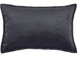 Dekokissen DONE. "Fame", schwarz (schwarz, meliert), B:40cm H:1cm L:60cm, Polyester, Dekokissen_Sitzkissen_Kissenhüllen, Dekokissen, Hohe Lichtreflektion
