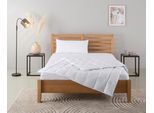 Daunenbettdecke + Kopfkissen OTTO HOME "Moulle, Bettdecke in 135x200 cm, 155x220 cm, 2-tlg.", weiß, B/L: 155cm x 220cm Anzahl Teile 1, B/L: 40cm x 80cm Anzahl Teile 1, Bezug: Baumwolle Füllung: Entendaune/-feder, leicht, Bettdecken Bezug: 100% Baumwolle. Kopfkissen Bezug: 100% Baumwolle. Bettdecken Füllung: 90% Daunen, 10% Federn. Kopfkissen Füllung: 85% Federn, 15% Daunen, Bettwaren-Sets, Daunenb