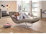Relaxliege W.SCHILLIG "daily dreams", braun (stone z59), B:75cm H:91cm T:170cm, Longlife Xtra-Leder Z59: Glattleder mit modischer Prägung. Hautstärke 0, 9 - 1, 1 mm, Sofas, Relaxliege, in Waffelkissen-Optik, wahlweise mit Motor, Freischwingergestell
