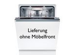 BOSCH vollintegrierbarer Geschirrspüler "SMD8TCX04E", Energieeffizienz: A, silber (weiß), B:59,8cm H:81,5cm T:55cm, Geschirrspüler, Bessere Trocknung & weniger Energieverbrauch dank Zeolith, Time Light, vollintegrierbarer Geschirrspüler