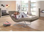 Relaxliege W.SCHILLIG "daily dreams", braun (stone z59), B:95cm H:91cm T:170cm, Longlife Xtra-Leder Z59: Glattleder mit modischer Prägung. Hautstärke 0, 9 - 1, 1 mm, Sofas, Relaxliege, in Waffelkissen-Optik, wahlweise mit Motor, Freischwingergestell