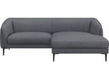Ecksofa FLEXLUX "Belle Designsofa, bequem durch Kaltschaum im Sitz", blau (navy blau), B:218cm H:74cm T:149cm, 62% Polyester/17%Cotton/14%Viscose/7%linen, Sofas, Ecksofa, Skandinavisches Design, In hochwertiger Verarbeitung, B/T 218/149 cm