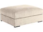 Polsterhocker HOME AFFAIRE "Casa XXL, B: 125 cm", beige, B:125cm H:52cm T:101cm, 100% Polyester, Hocker, Polsterhocker, Mega-Hocker, in Cord oder Chenille-Struktur, Federkern