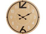 Wanduhr GILDE "Wanduhr rund Jonestown", braun, B:60cm H:60cm, Wanduhren, Wanduhr