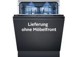 SIEMENS vollintegrierbarer Geschirrspüler "SN65ZX07CE", Energieeffizienz: B, silber (weiß), B:59,8cm H:81,5cm T:55cm, Geschirrspüler, Made in Germany, flexible Körbe & Schubladen, Spülturbo varioSpeed, vollintegrierbarer Geschirrspüler