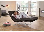 Relaxliege W.SCHILLIG "daily dreams", braun (braun z59), B:75cm H:91cm T:170cm, Longlife Xtra-Leder Z59: Glattleder mit modischer Prägung. Hautstärke 0, 9 - 1, 1 mm, Sofas, Relaxliege, in Waffelkissen-Optik, wahlweise mit Motor, Freischwingergestell