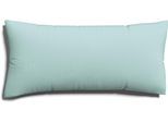 Kissenbezug SCHLAFGUT "EASY JERSEY Kissenhülle 100% Baumwolle, weicher Edel-Jersey, bügelfrei", blau (petrol light), B:40cm L:80cm, Jersey, Obermaterial: 100% Baumwolle, Kissenbezüge, Kissenbezug, mit farblich angepasstem Reißverschluss, pflegeleicht, formstabil