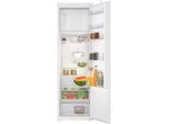 BOSCH Einbaukühlschrank "KIL82NSE0", Energieeffizienz: E, silber (weiß), Rechtsanschlag, wechselbar, Kühlschränke, Multi Box XXL: extragroße Schublade für Obst und Gemüse, Einbaukühlschrank