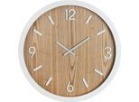 Wanduhr GILDE "Wanduhr rund Arlington", braun, B:60cm H:60cm, Wanduhren, Wanduhr