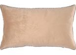 Dekokissen PAD "Elegance", beige (beige, unifarben), B:35cm H:2cm L:60cm, Polyester, Dekokissen_Sitzkissen_Kissenhüllen, Design als Basic, aus Samt, elegante Optik