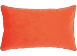 Dekokissen PAD "Elegance", orange (orange, unifarben), B:35cm H:2cm L:60cm, Polyester, Dekokissen_Sitzkissen_Kissenhüllen, Design als Basic, aus Samt, elegante Optik
