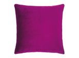 Dekokissen PAD "Elegance", lila (berry, unifarben), B:50cm H:2cm L:50cm, Polyester, Dekokissen_Sitzkissen_Kissenhüllen, Design als Basic, aus Samt, elegante Optik