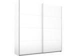 Schwebetürenschrank RAUCH "Quadra Kleiderschrank Schrank Gaderobe", weiß, B:226cm H:230cm T:62cm, Holzwerkstoff, Schränke, Schwebetürenschrank, mit Möglichkeit zur individuellen Frontgestaltung, leichtgängige Türen