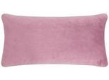 Dekokissen PAD "Elegance", rosa (lila, unifarben), B:25cm H:2cm L:50cm, Polyester, Dekokissen_Sitzkissen_Kissenhüllen, Design als Basic, aus Samt, elegante Optik