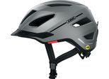 Fahrradhelm ABUS "PEDELEC 2.0 MIPS" Gr. M, silber (silber edition), Helme, M Kopfumfang: 52cm - 57cm