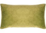 Dekokissen PAD "Elegance", grün (kiwi, unifarben), B:35cm H:2cm L:60cm, Polyester, Dekokissen_Sitzkissen_Kissenhüllen, Design als Basic, aus Samt, elegante Optik
