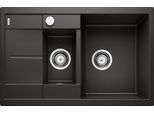 Granitspüle BLANCO "METRA 6 S Compact", schwarz, B:50cm H:19cm T:78cm, Verbundwerkstoff, Küchenspülen, erhältlich in mehreren Farben