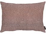 Dekokissen APELT "Tony" Gr. 1, rosa (rosa, unifarben), B:41cm L:61cm, Obermaterial: 100% Polyester, Dekokissen_Sitzkissen_Kissenhüllen, mit Reißverschluss, Hochwertiger Bouclé, ohne Füllung