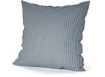 Dekokissen HOMING "Sven" Gr. 1, blau (eisblau), B:45cm, Polyester, Dekokissen_Sitzkissen_Kissenhüllen, Pflegeleicht