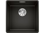 Granitspüle BLANCO "SUBLINE 400-F", schwarz, B:43cm H:19cm T:43cm, Verbundwerkstoff, Küchenspülen, erhältlich in mehreren Farben