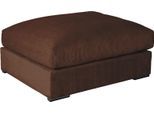 Polsterhocker HOME AFFAIRE "Casa XL, B: 101 cm", terracota, B:101cm H:52cm T:97cm, 100% Polyester, Hocker, Polsterhocker, Mega-Hocker, in Cord oder Chenille-Struktur, Federkern