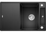 Granitspüle BLANCO "AXIA III 45 S-F", grau (anthrazit), B:50cm H:19cm T:77cm, Verbundwerkstoff, Küchenspülen, inklusive gratis Glasschneidebrett