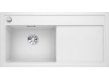 Küchenspüle BLANCO "ZENAR XL 6 S", weiß, B:100cm H:19cm T:51cm, Verbundwerkstoff, Küchenspülen, Mit Ablauffernbedienung