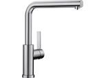 Küchenarmatur BLANCO "LANORA-F", silber (edelstahl gebürstet), B:26cm H:30cm T:96cm, Armaturen, Vorfenster-Armatur