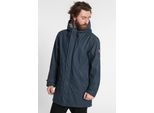 Regenjacke DERBE "Trek Cozy RC", Herren, Gr. M, blau (navy), Obermaterial: 100% Polyester. Futter: 100% Polyester, normal, Jacken Regenjacke, Wasserabweisend, Winddicht, PFC frei, Innentasche