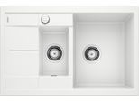 Granitspüle BLANCO "METRA 6 S Compact", weiß, B:78cm, Verbundwerkstoff, Küchenspülen, aus SILGRANIT