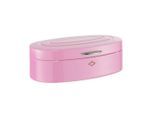 Wesco Brotkasten Elly Classic Line, Pink, Metall, oval, 26x41.5x14 cm, Grüner Punkt, nachhaltig, Küchenzubehör, Brotkästen & -Körbe
