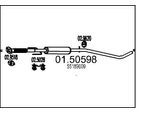 MTS Mittelschalldämpfer 0150598 für Fiat