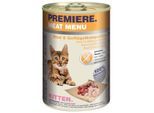 PREMIERE Meat Menu Nassfutter Kitten Rind und Geflügelkomposition 24x400 g
