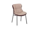 Kayoom , Beige, Hellbraun , Textil , 54x84x64 cm ,