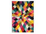 Flair Rugs , Mehrfarbig , Textil , Abstraktes , rechteckig , 170x120 cm , Reach , für Fußbodenheizung geeignet, in verschiedenen Größen erhältlich , Teppiche & Böden, Teppiche