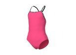 Badeanzug ARENA "G ARENA SOLID SWIMSUIT", Mädchen, Gr. 164 (158), N-Gr, pink (fandango pink), Obermaterial: 87% Polyamid, 13% Elasthan. Futter: 90% Polyester, 10% Elasthan, Badeanzüge Badeanzug