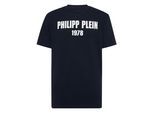 T-Shirt PHILIPP PLEIN "T-Shirt Rundhalsausschnitt Ss", Jungen, Gr. 3XL, 24, navy, Obermaterial: 100% Baumwolle, Shirts T-Shirt