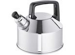 Wasserkessel SCHULTE-UFER "Klassik", silber (silberfarben), Ø:18cm, Töpfe, Induktion