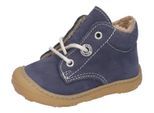 Lauflernschuh PEPINO BY RICOSTA "CORANY, WMS: mittel", Baby, Gr. 26, blau (navy), Leder, Schuhe Lauflernschuh, Babyschuh mit Warmfutter, Größenschablone zum Download