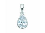 Kettenanhänger ADELIA´S "Anhänger 925 Silber mit Zirkonia – Silberanhänger", silber, Schmuckanhänger, Damen, mit Zirkonia, Silber 925 (Sterlingsilber), Kettenanhänger, Silberanhänger