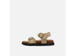 Sandale O'NEILL "POLLY SANDAL LOW JR", Mädchen, Gr. 35, oatmeal, Synthetik, Schuhe Sandale